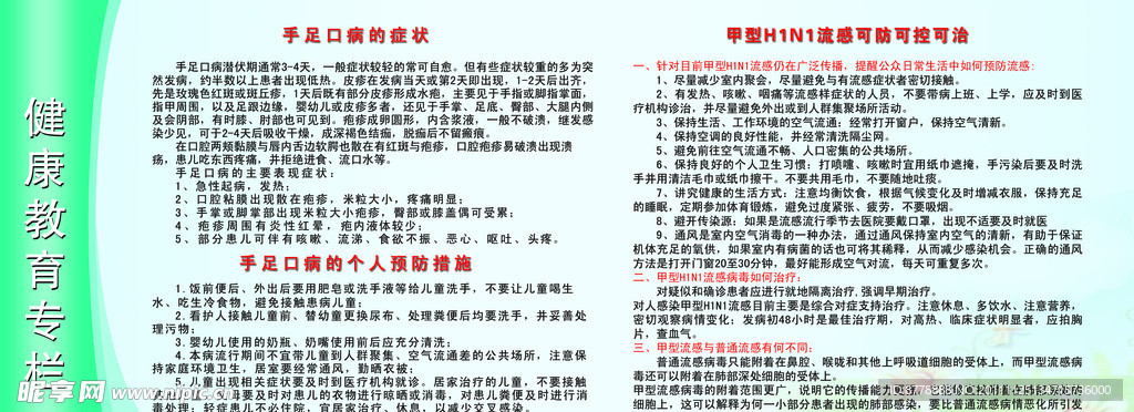 手足口病宣传栏