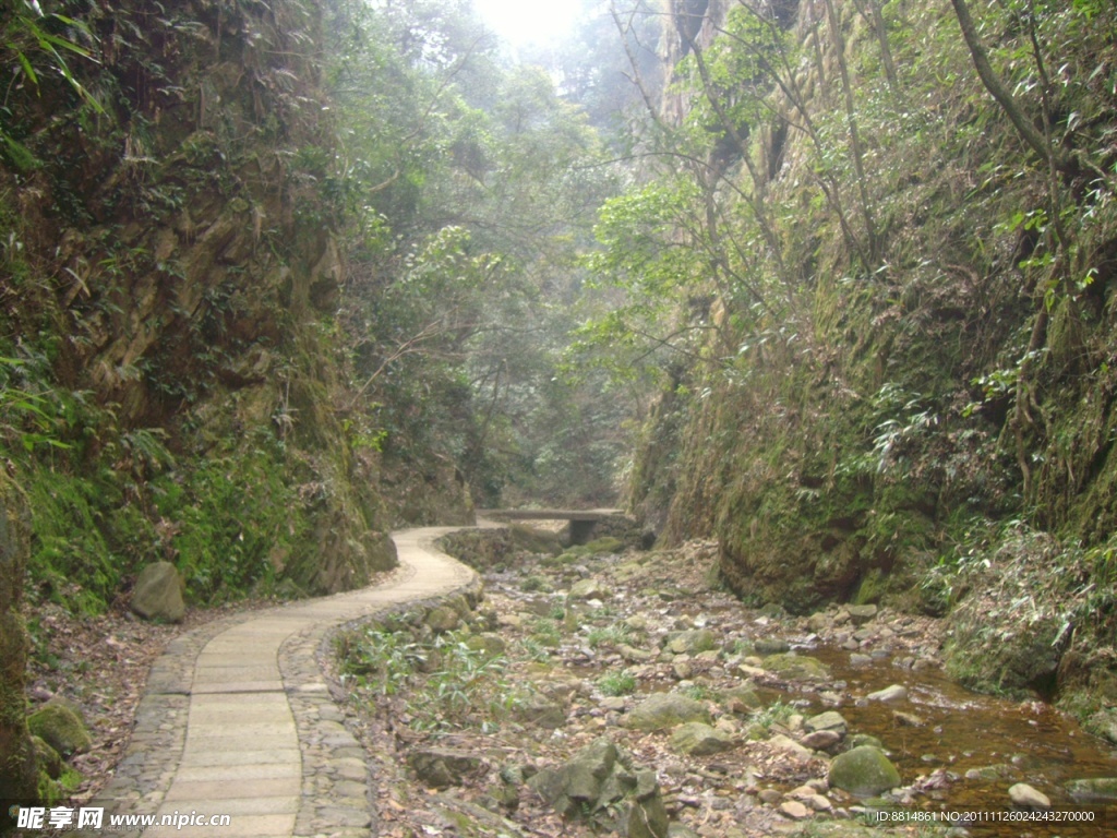 五泄山水 山道