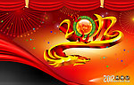 2012金属字海报设计