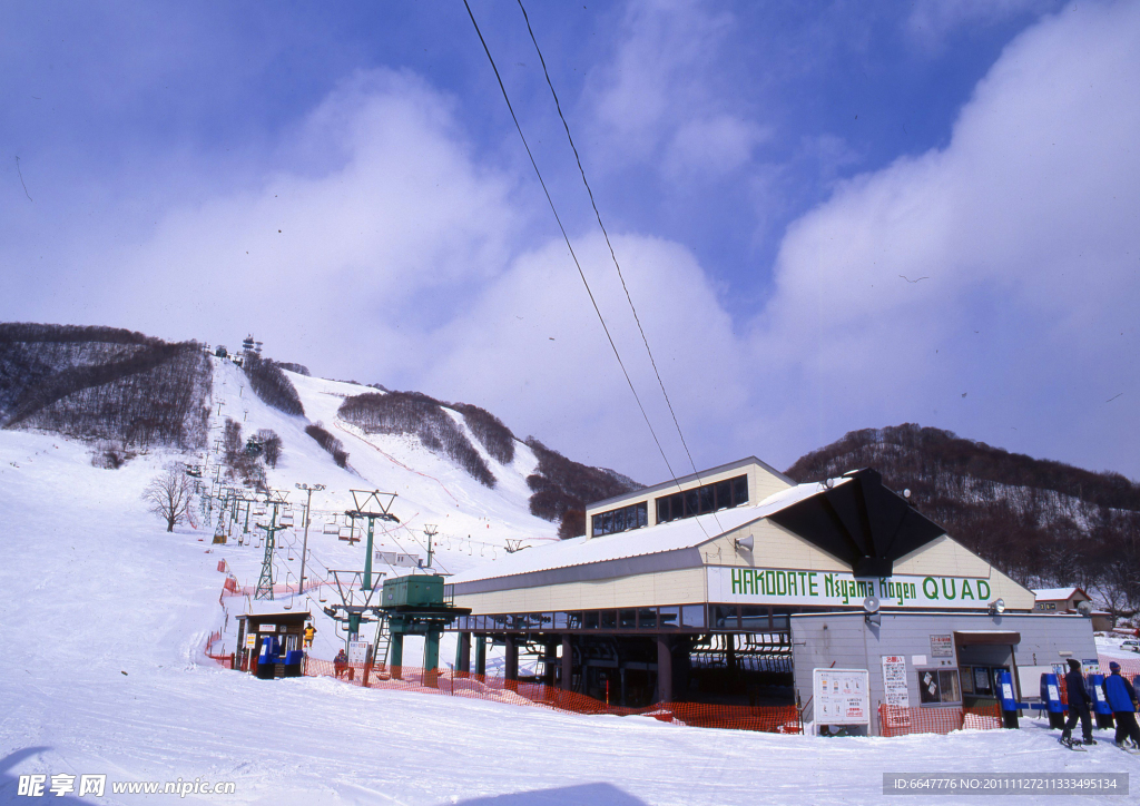 高山滑雪场