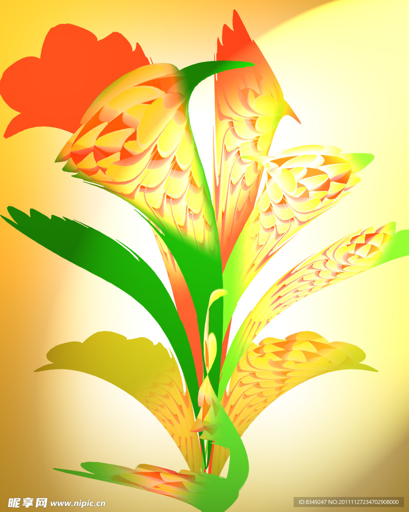 鲜花 底纹 背景 花纹