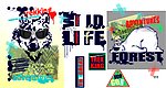 时尚男童手稿图案