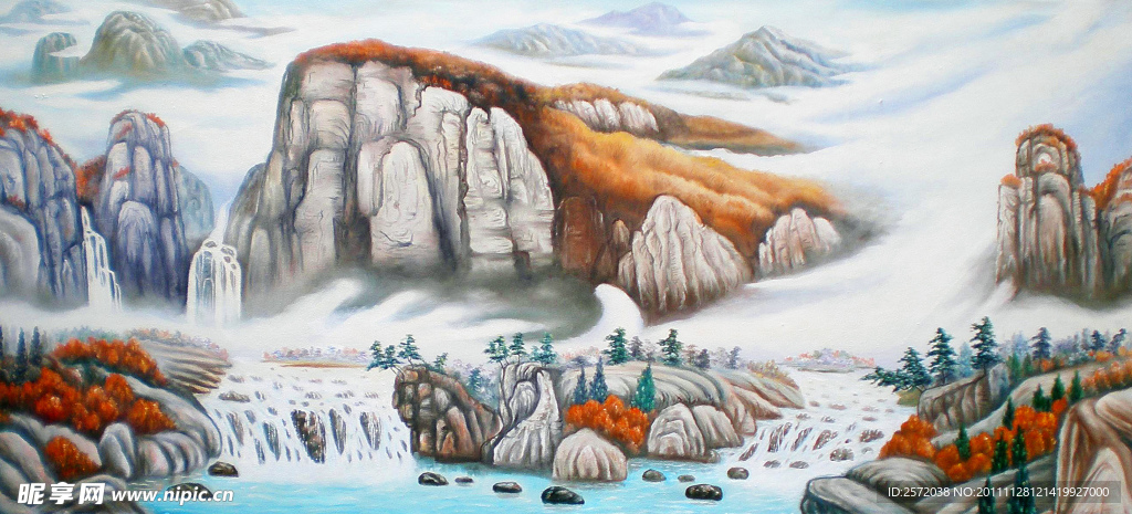 云山雾海水长流