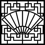 扇形雕刻