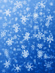冬天雪花底纹