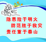 防火标语展板