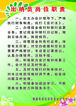 出纳员岗位职责制度牌