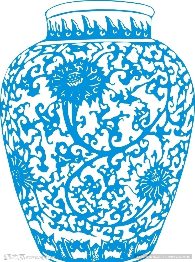 青花瓷花瓶