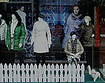 白栅栏展窗