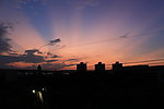 夕阳西下景观图