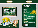 丝苗香米包装袋设计