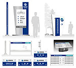 公司标识标牌环境指示系统