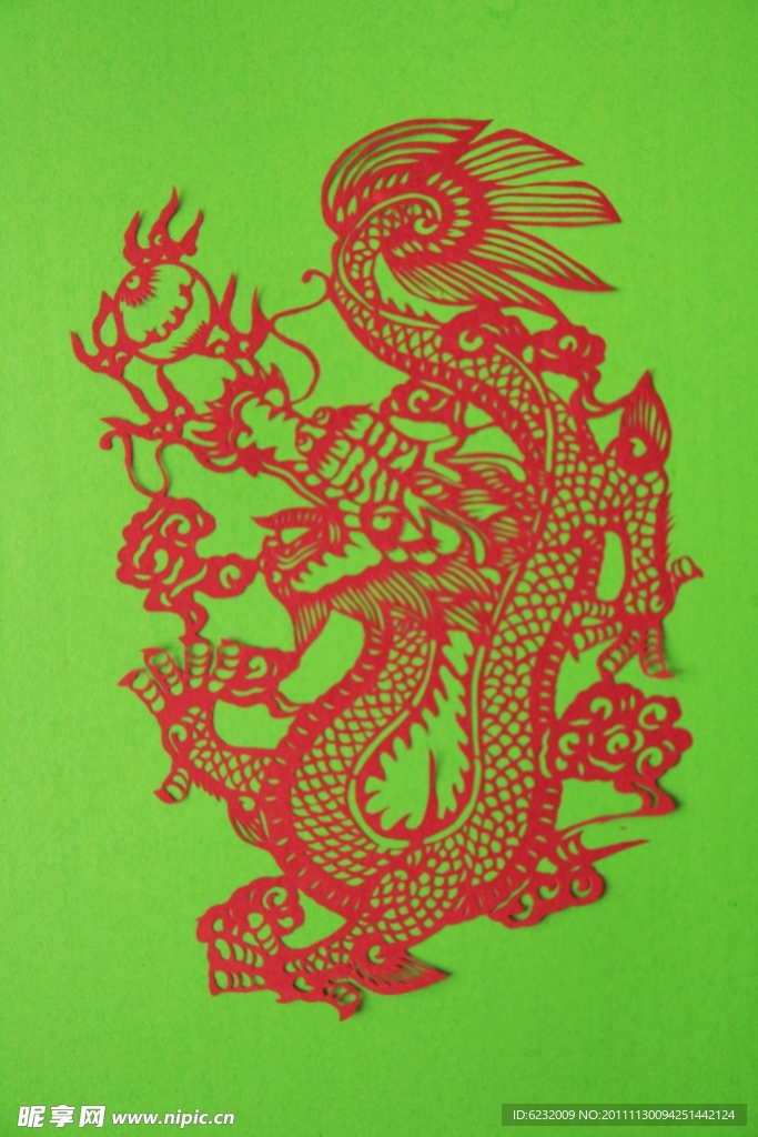 剪纸龙