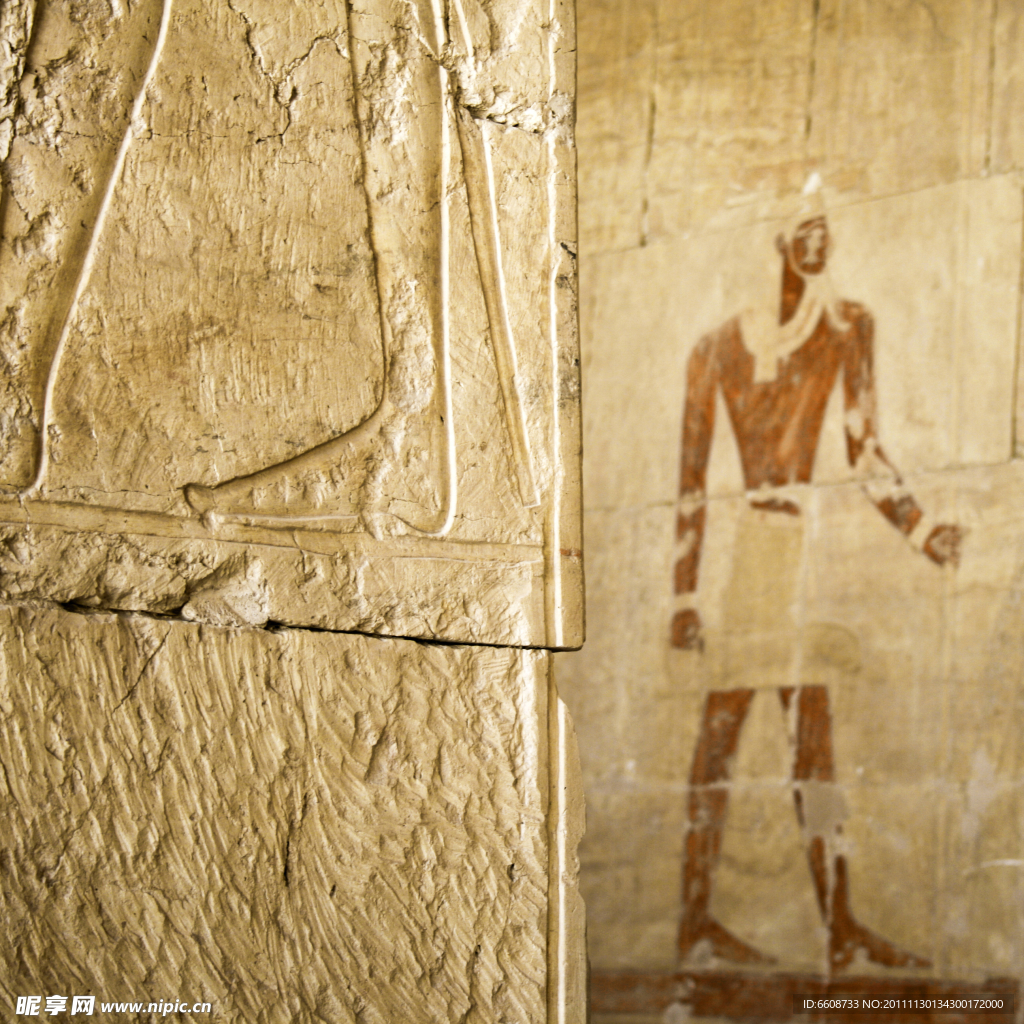 埃及古代壁画摄影