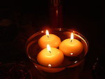 温暖蜡烛烛台