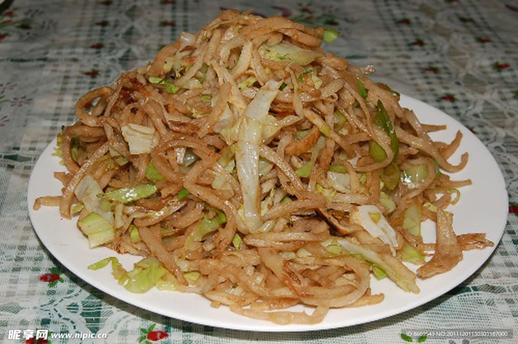 素炒饼