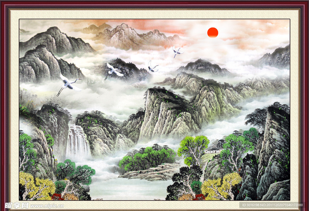 山水国画