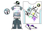 男童服装款式设计手稿