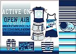 女童服装款式设计手稿