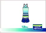 女童服装款式设计手稿