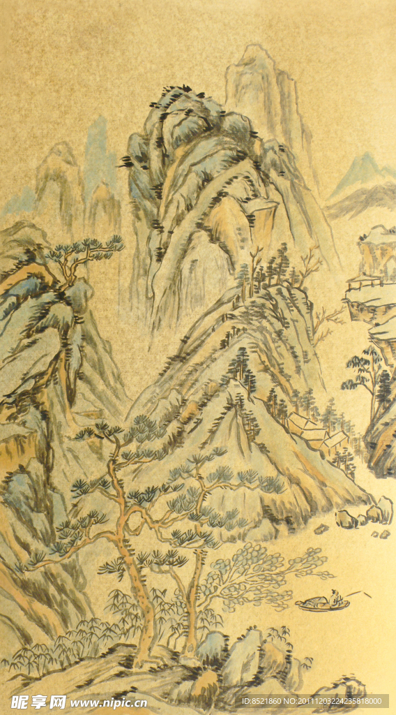 国画山水画