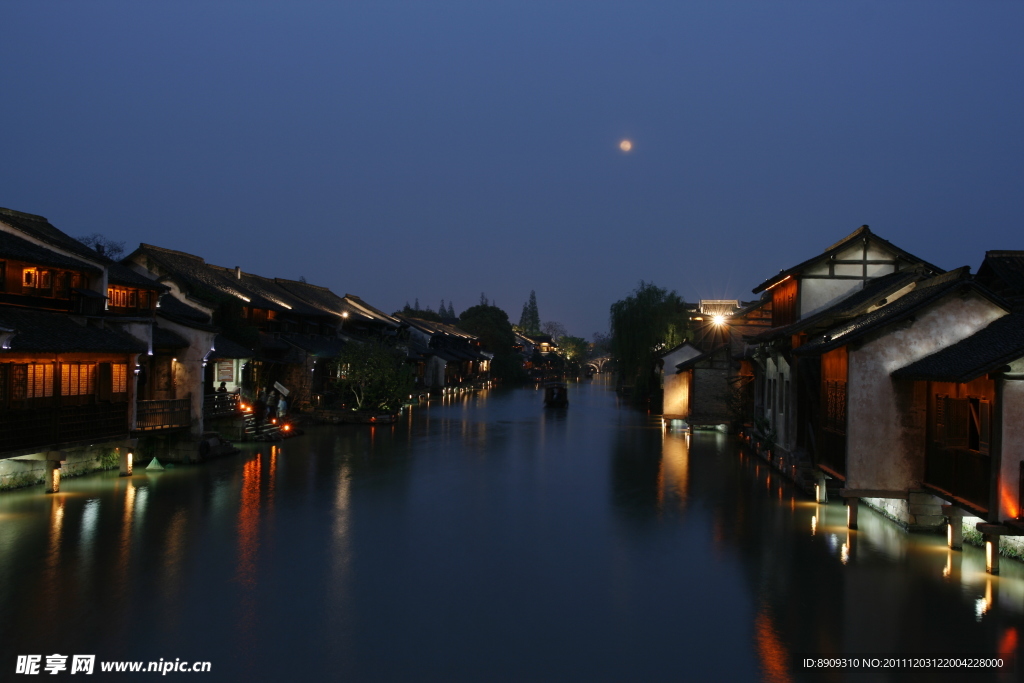 乌镇西栅夜景