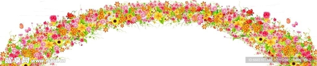 鲜花拱门