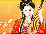 鼠绘古代美女