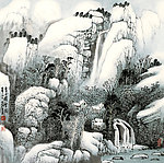 青山积云图