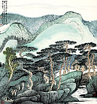 山涧松涛