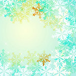 动感雪花背景