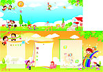 幼儿园展板
