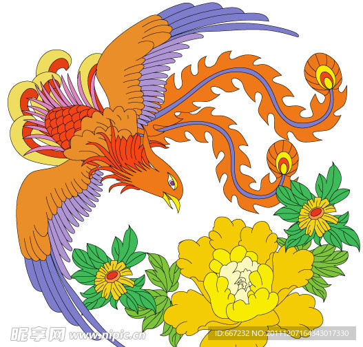 凤凰与花