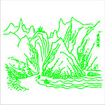 山水画