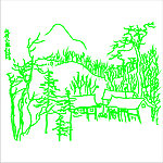 山水画
