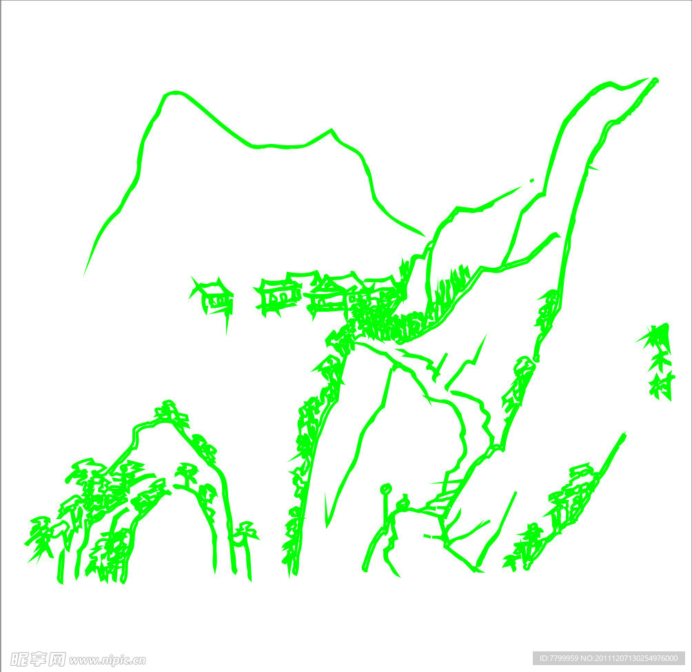 山水画