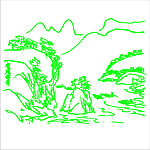 山水画