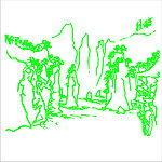 山水画