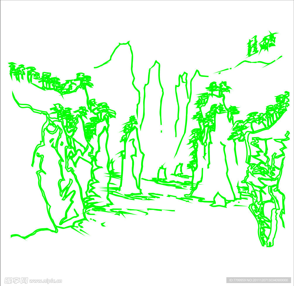 山水画