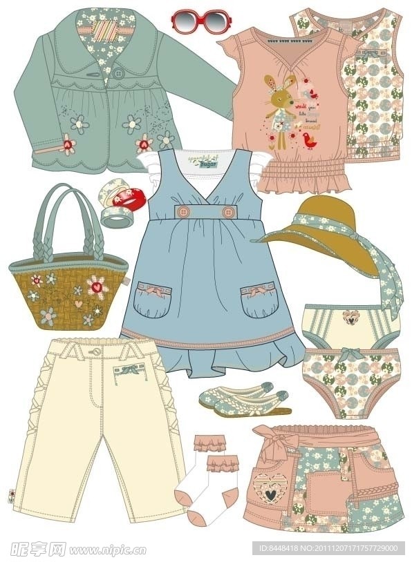 童装图案款式设计手稿流行服饰