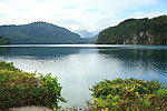 蓝天 湖水