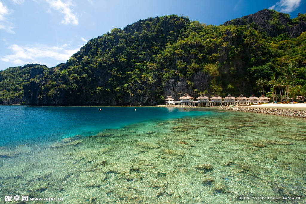 菲律宾巴拉望度假旅游风景