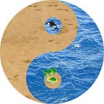 太极图（位图组成）