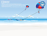 海边矢量图