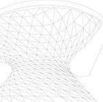 BMW大厦建筑物矢量坑线图