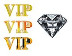 VIP 钻石 矢量钻石