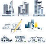城市建筑矢量图
