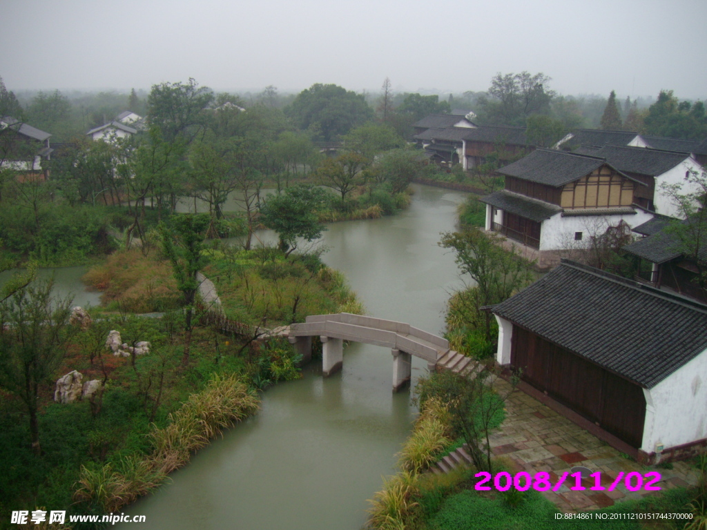 西溪湿地 雨桥