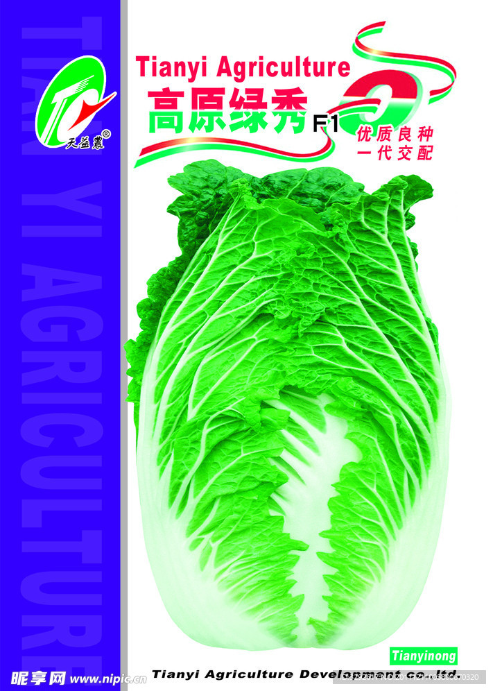 白菜种子包装设计