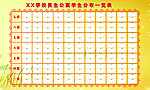 寝室一览表